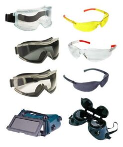 clear ballistic glasses