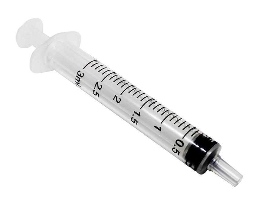 Syringes 3 part - Luer Slip - 2ml Syringe - Latex Free -