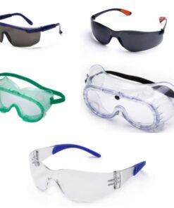 clear plastic goggles