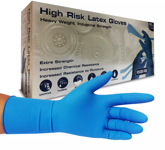 ambulance high risk latex gloves