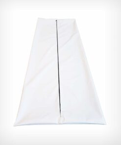 180 Micron Body bag Hospital Body Bags  white U-Shape Zip