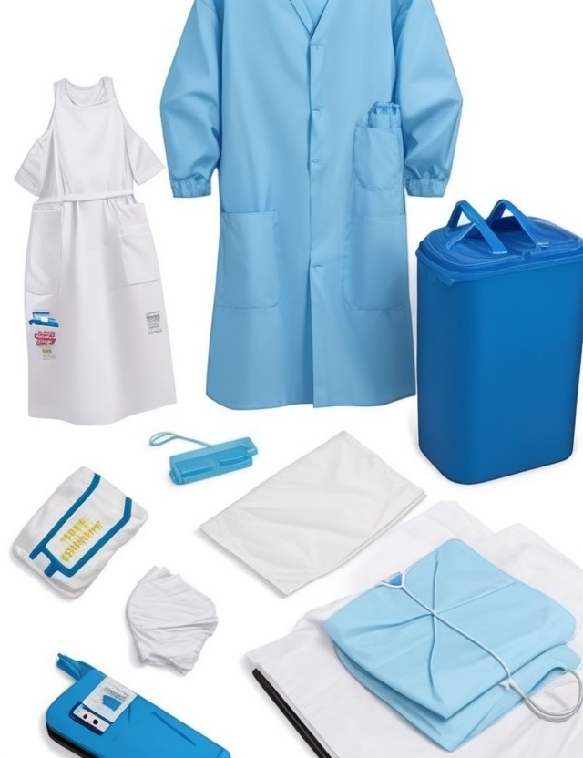 nurse in blue scrubs