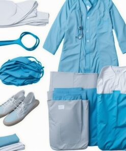lab coat cuffed sleeve