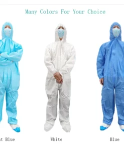 Disposable Coveralls blue XXX large