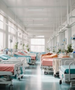 emergency crash cart trolley