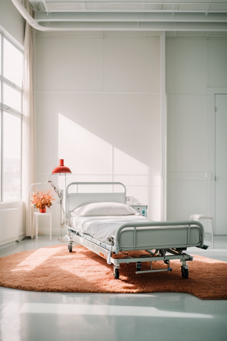 Emergency room examination couch