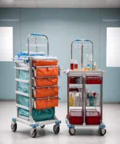 care home medication trolley