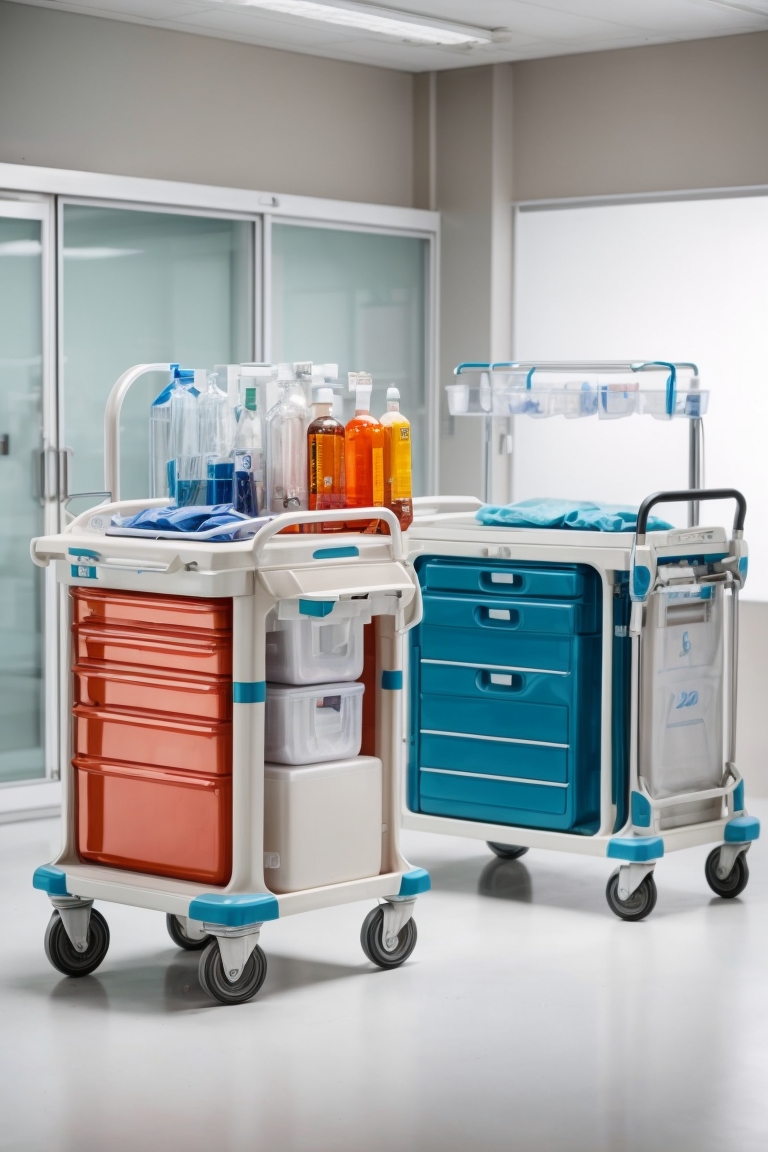 dressing trolley for hospital