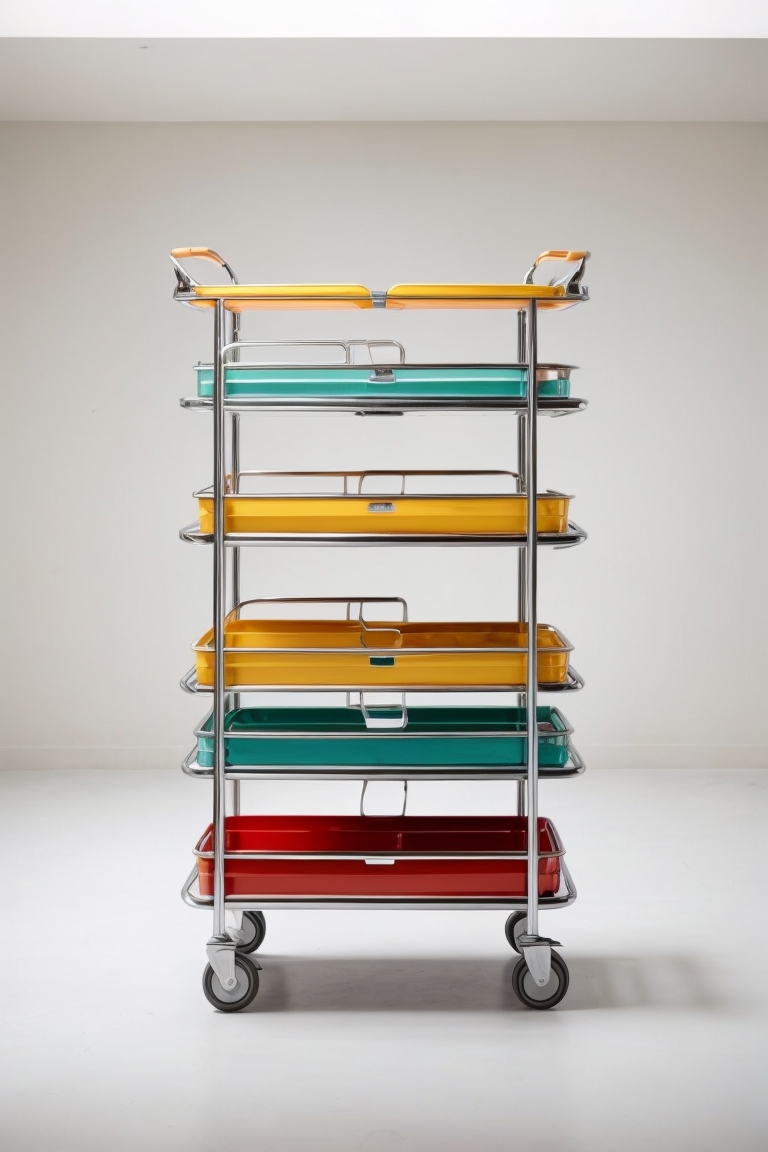 clinical storage trolleys