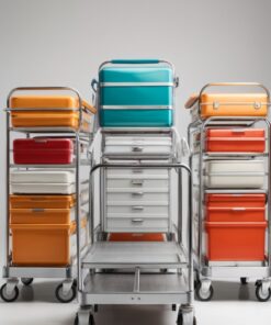 Emergency trolley imported 5 drawers f-5-1-11