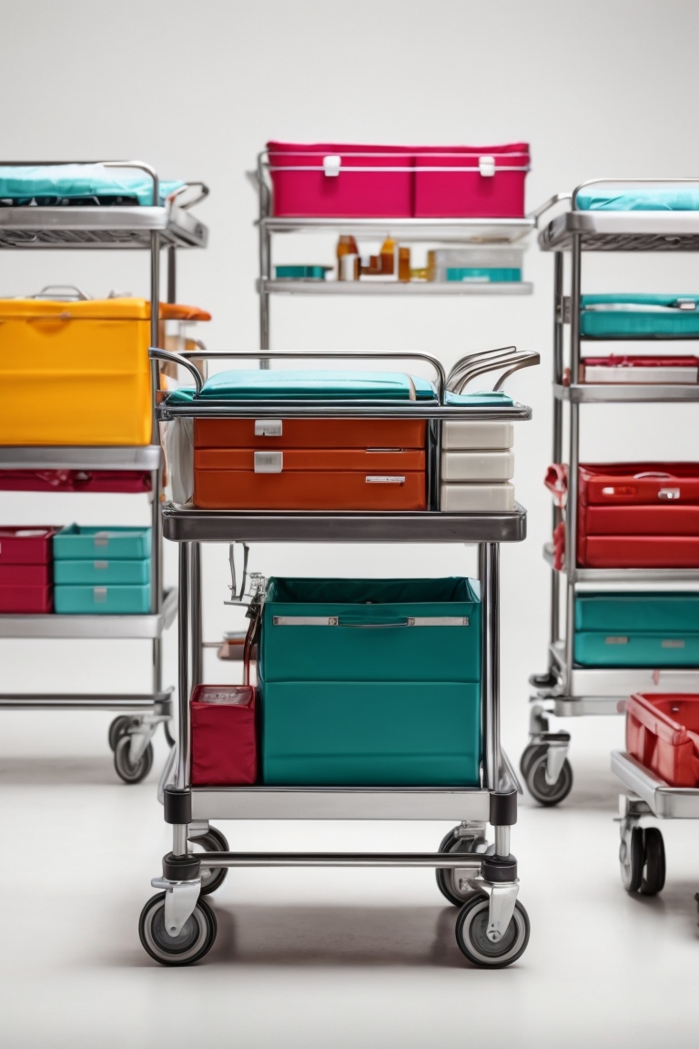 bedside trolley for hospital