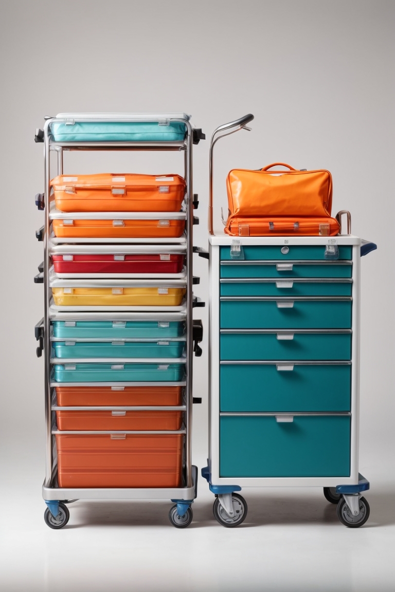 disaster trolley in hospital