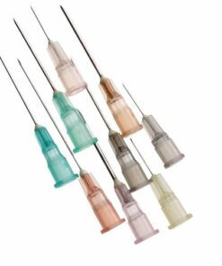 100pcs syringe dispensing needles with luer lock 18 ga x 1 inch length industrial ...