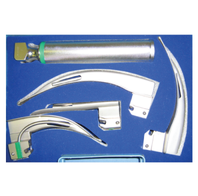 Laryngoscope Fibre Optic 4 Blade Set