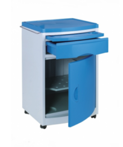 Plastic medical bedside cabinets