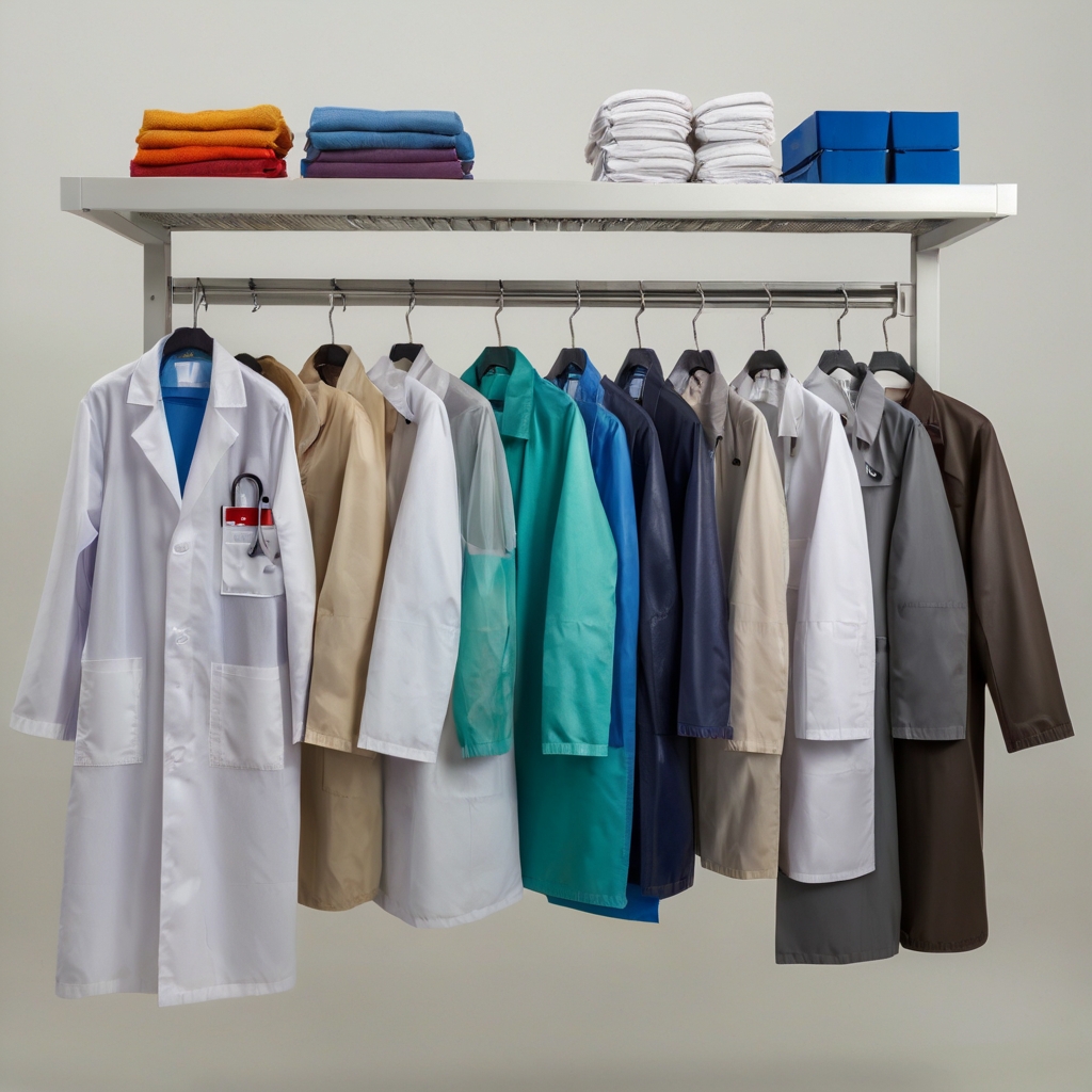 100 cotton chemistry lab coat