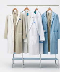 100 percent cotton lab coat