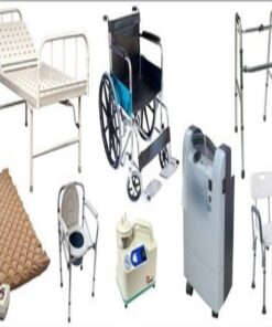 Wheelchair - Allum / Nylon , lightweight , detachable arm and foot rests