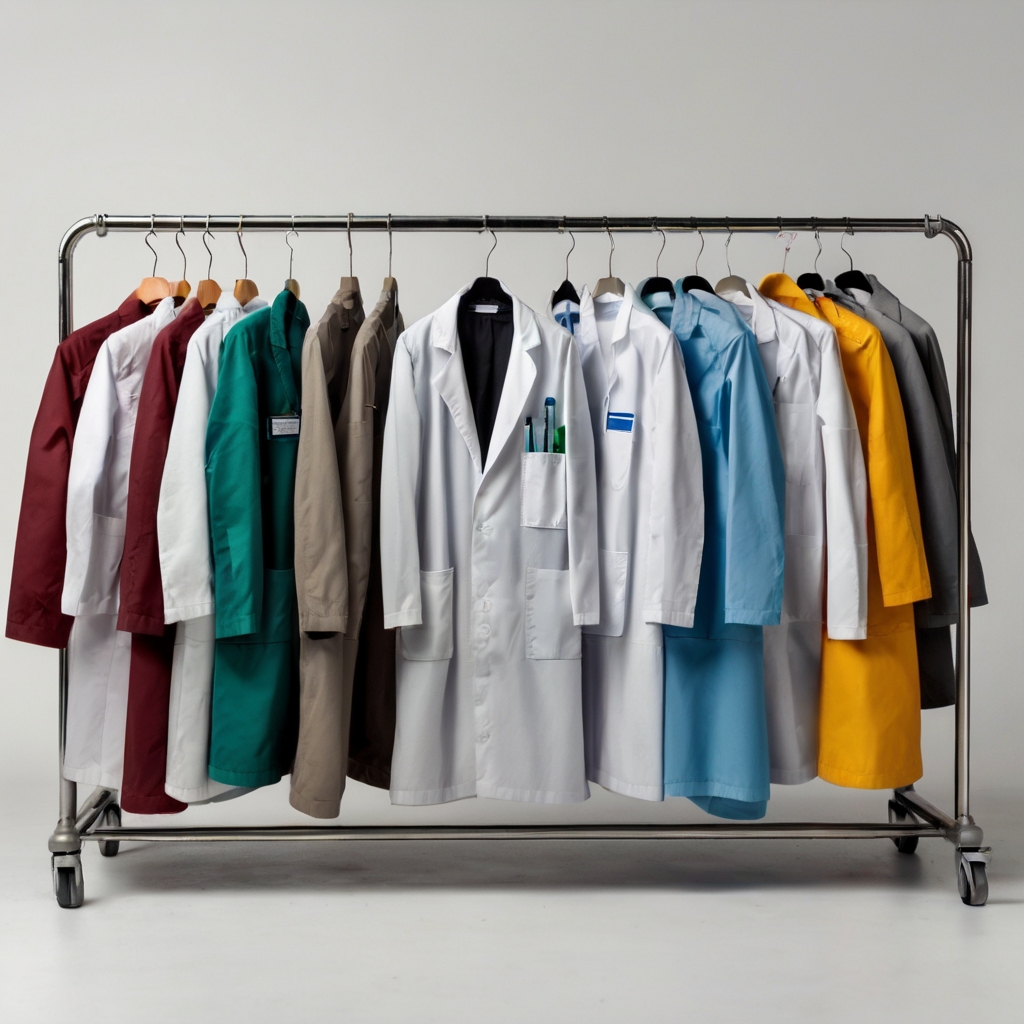 100 cotton chemistry lab coat