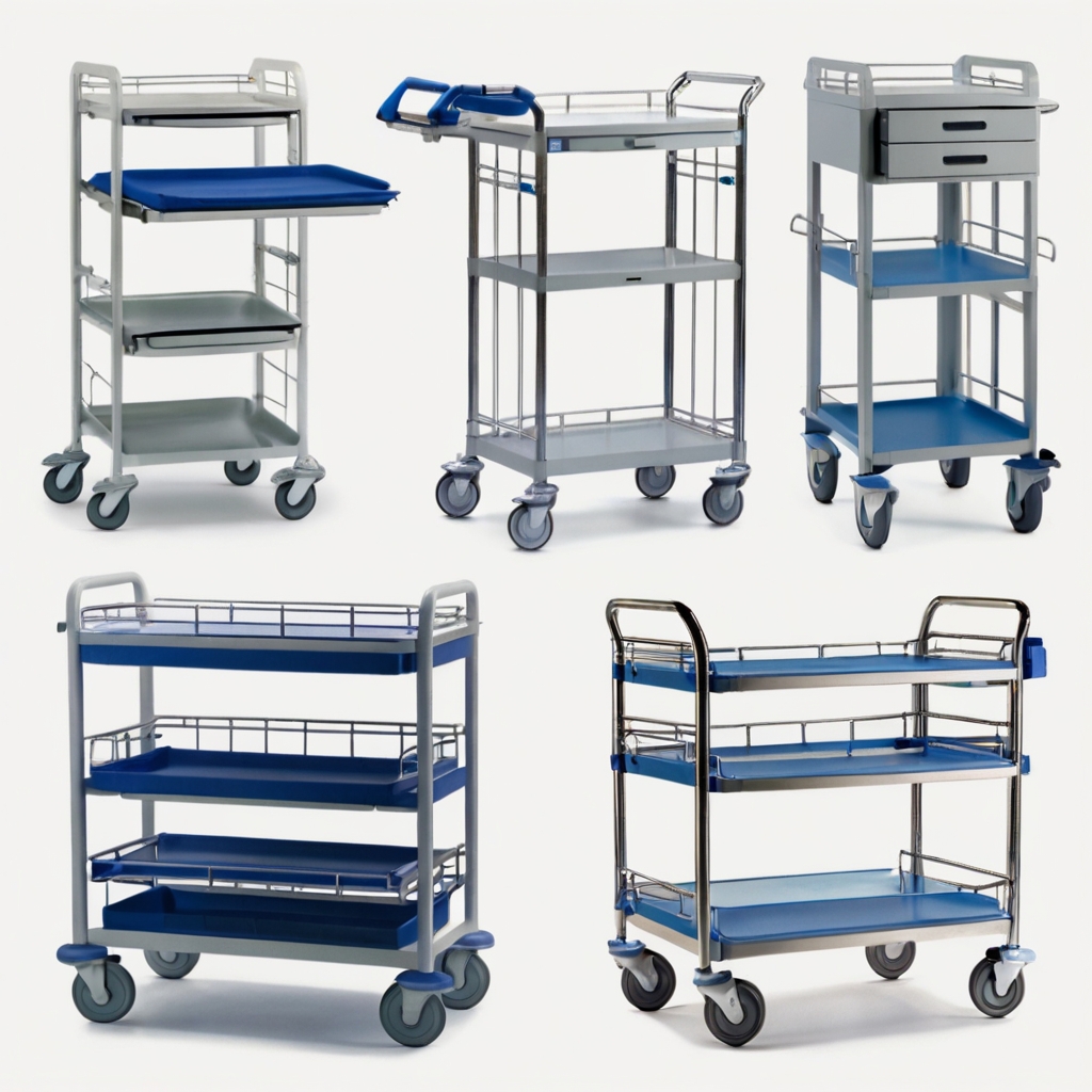 2 tier tea/food trolley Epoxy Coated