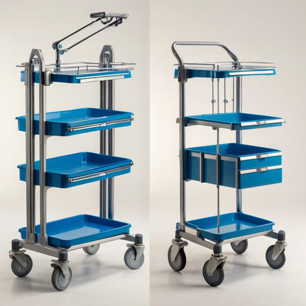 trolley for oxygen cylinder portable