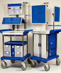 Two Drawer Anesthetic Trolley