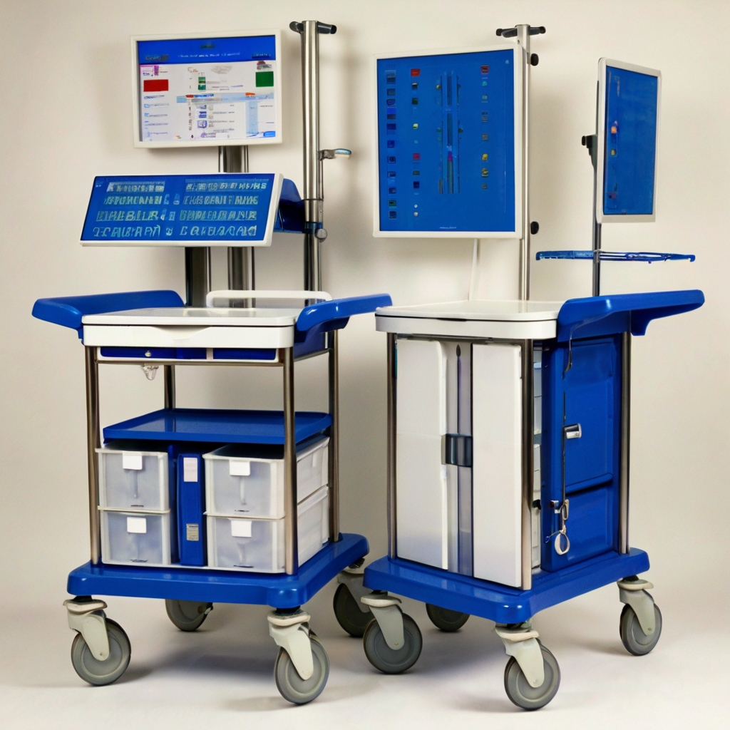 Two Drawer Anesthetic Trolley