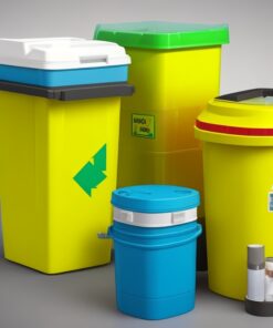 3 specific types of laboratory waste containers