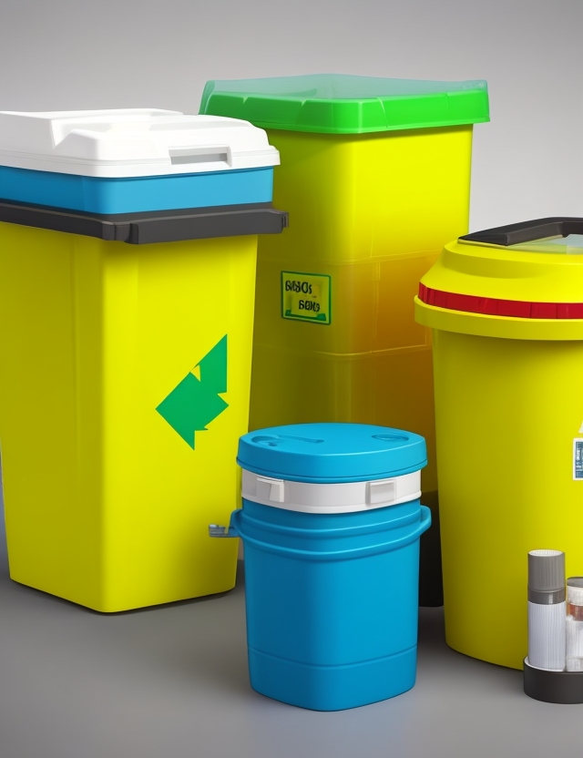 3 specific types of laboratory waste containers