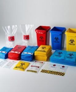 biohazard waste cans