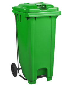 Red 240L Wheelie Bin General Waste or Hazardous Designation