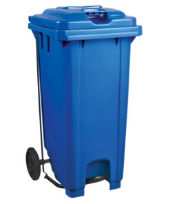 550 Litre Plastic Four-Wheel Wheelie Bin Commercial Grade