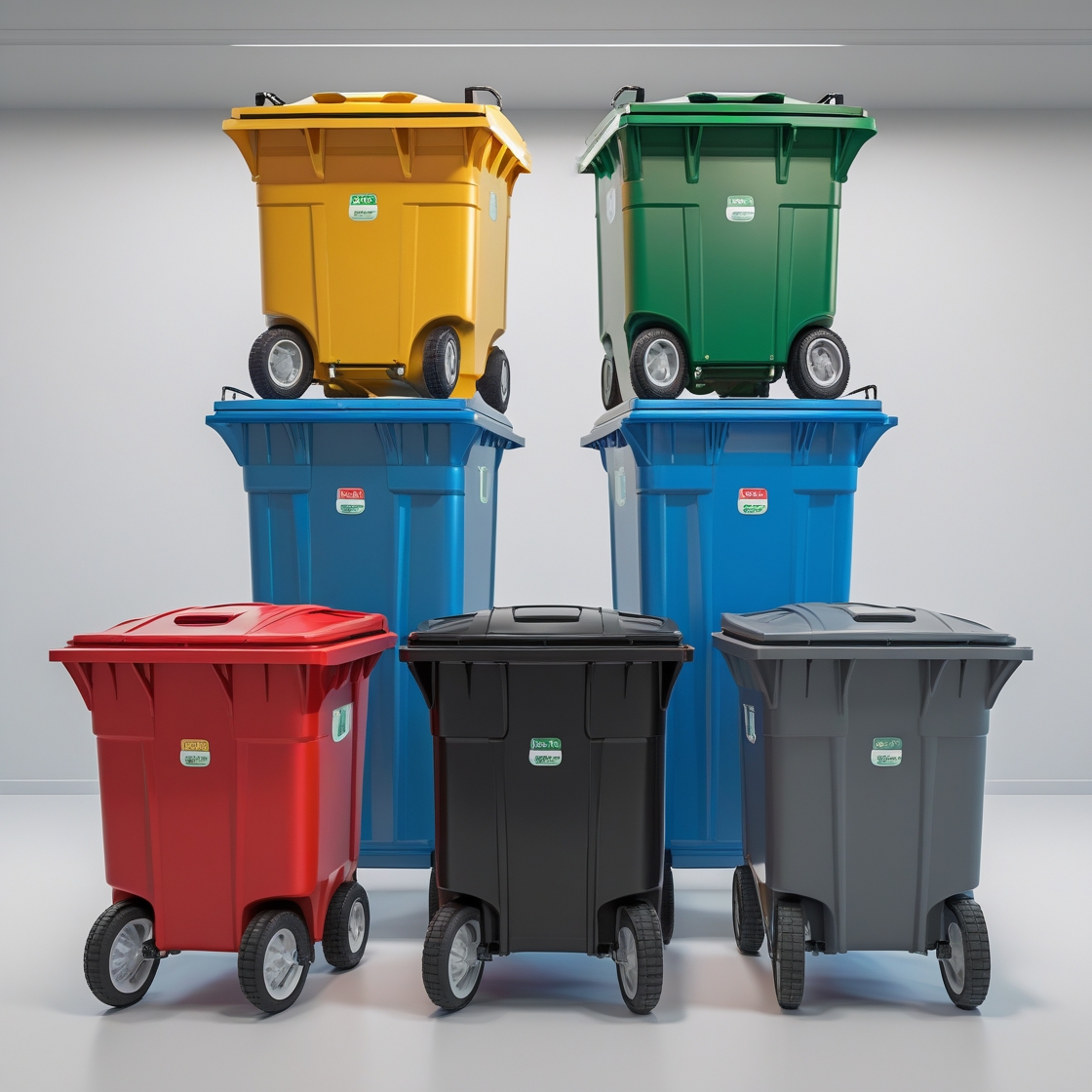 140L Wheelie Bin - Durable Waste Management Bin - Image 6