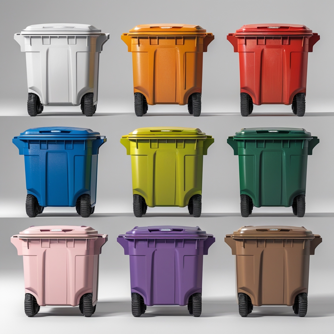 140L Wheelie Bin - Durable Waste Management Bin - Image 3