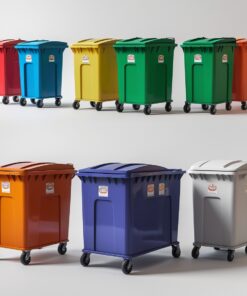 Compact 140L Small Wheelie Bin