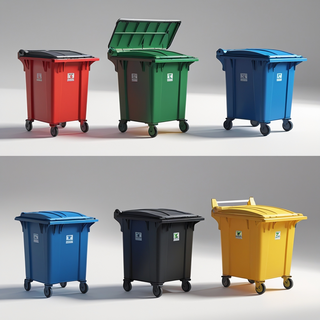 Industrial Wheelie Bins 660L & 110L Heavy-Duty Range