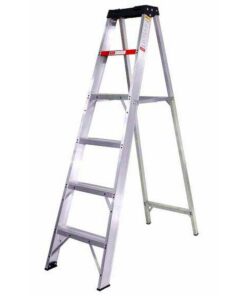 Stepladder - Industrial Heavy Duty A-Frame Aluminium - 6 Steps - 1.8m - LAS6