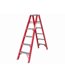 All Fibreglass Double Sided Ladder - Industrial A-Frame - 6 Steps - 1.8m - FGSD6-ALL