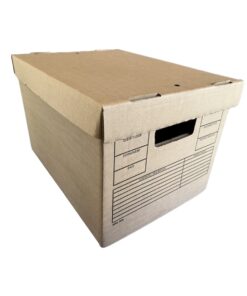 Off Site Storage Boxes - Cardboard - Double Walled - 28.5 x 33 x 43 cm - Pack of 20 - ARC004