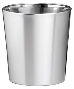Tapered Waste Paper Bin - Life Steel Range - Metal - 24 x 30 cm - Stainless Steel - 211SS