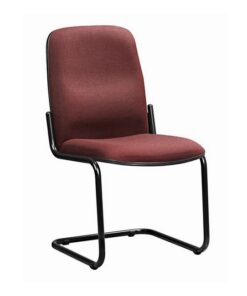 Office Chair - Visitors Side Chair - No Arms - 97 x 54 x 68 cm - SE005-burgundy