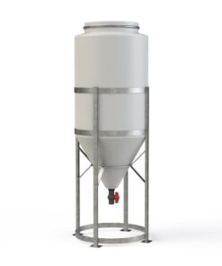 Conical Fermentation Tank - Lid and Tap - 500L - ColT500
