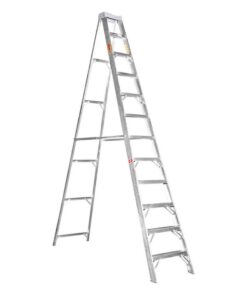 Aluminium Step Ladder - Single Sided - Heavy Duty Industrial - 12-Step - 3.60m