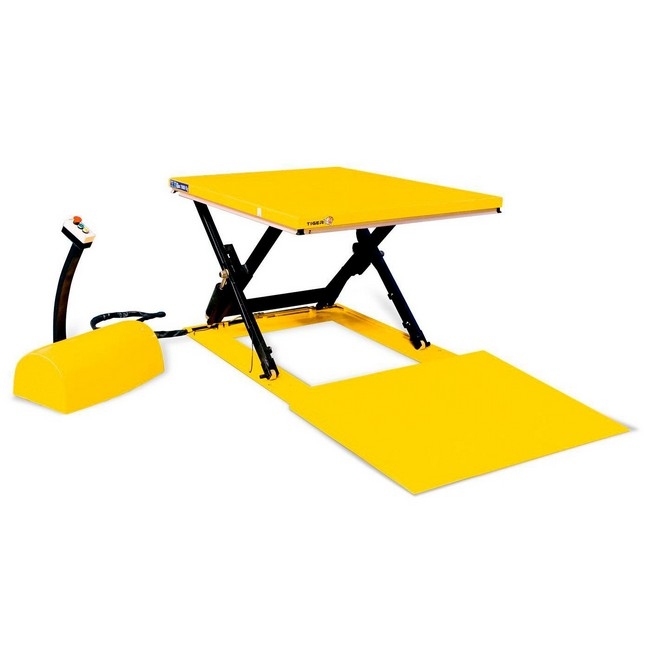 Electric Low Profile Lift Table - 2000kg Capacity - 870mm Lift