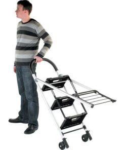 Matlock 3 Tread Step.A.Truck - Versatile Stepladder & Sack Truck Combo - 150kg Capacity - Compact