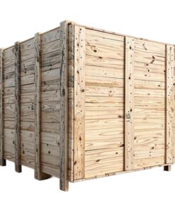 Solid Wooden Box Crate - 2 Way Entry - 50 x 50 x 50cm