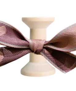 No 206 – Heart Dusky Pink, Silver Grey, Victorian Purple 20mm