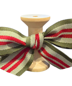 No 154 – Khaki Stone Red Stripe 25mm