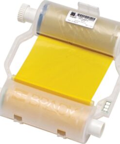 Brady Yellow High Performance Ribbon for Printing White B-595 Material for the Printers BBP3X/S3XXX/i3300 B30-R10000-YL 110mmx60m