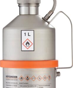 Rötzmeier Safety Can 1 Ltr. with Screw Lid 1¼" with Overpressure Valve, Unpolished